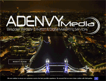 Tablet Screenshot of adenvymedia.com